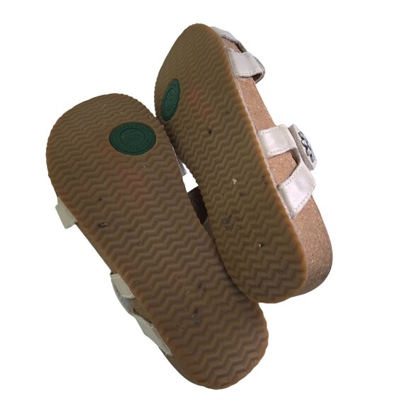 Josef Seidel Tonga '04 Sandal Cork Leather Comfort Hook And Loop Closure Size 39 - Picture 6 of 10